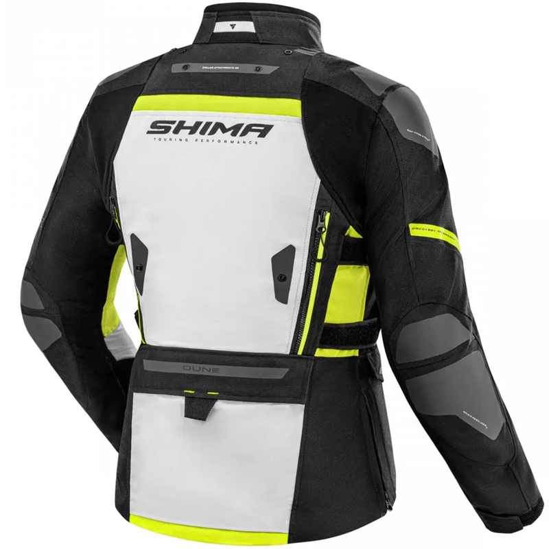 Motorcykeljakke til kvinder Shima Dune fluogul