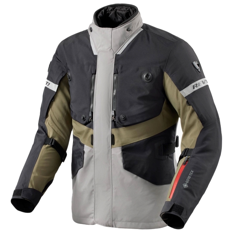 Revit Neptune 3 GTX motorcykeljakke sort-grøn