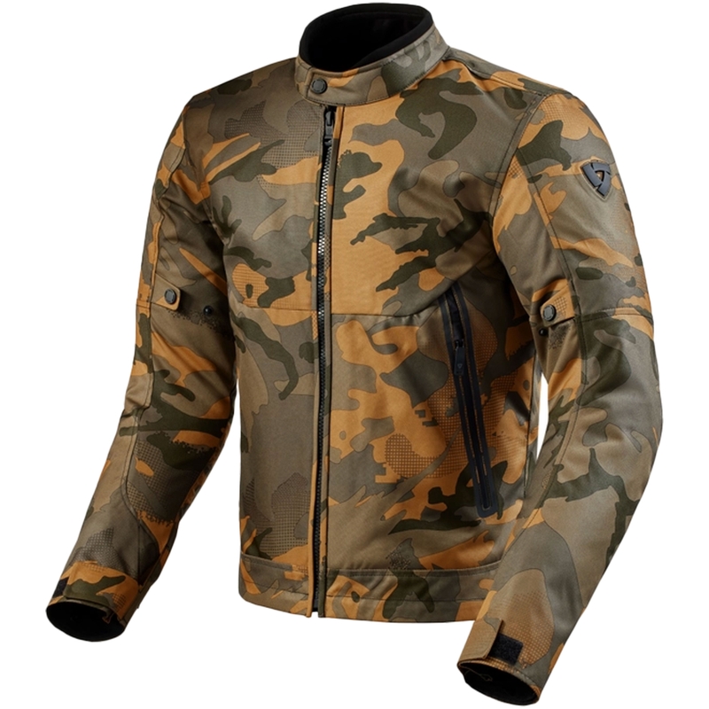 Revit Shade H2O camo-grøn motorcykeljakke
