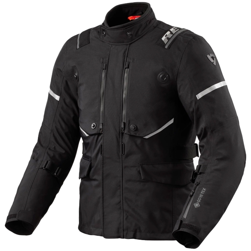 Revit Vertical GTX motorcykeljakke sort-sølv