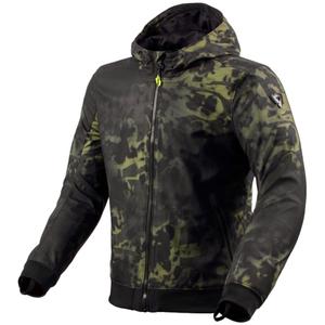 Softshell-jakke Revit Saros WB sort-mørkegrøn