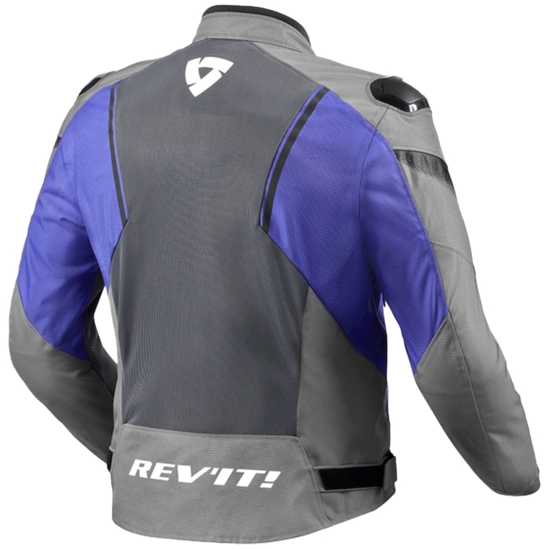 Revit Control Air H2O motorcykeljakke gråblå