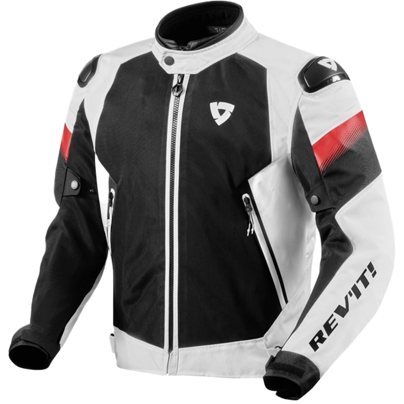 Revit Control Air H2O motorcykeljakke sort og hvid
