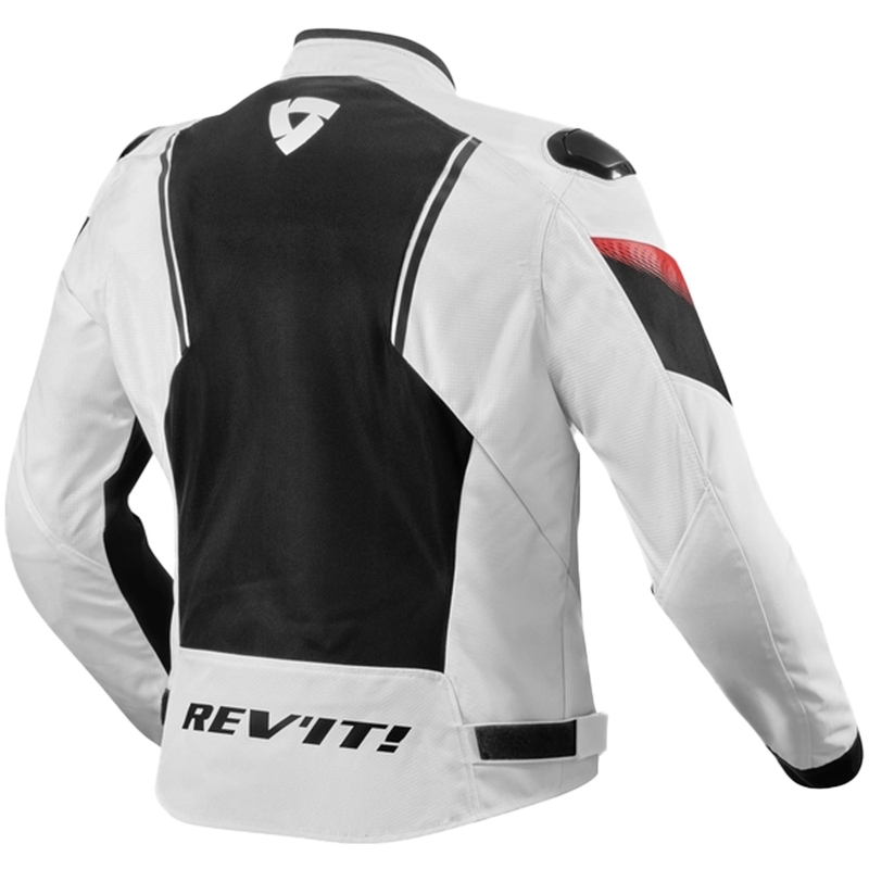 Revit Control Air H2O motorcykeljakke sort og hvid
