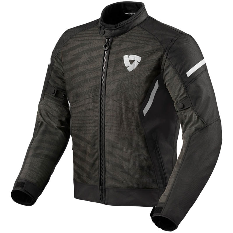 Revit Torque 2 H2O sort og hvid motorcykeljakke