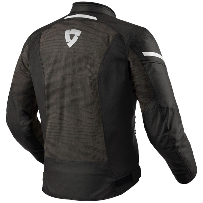 Revit Torque 2 H2O sort og hvid motorcykeljakke