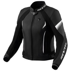 Revit Xena 4 sort og hvid læderjakke til kvinder