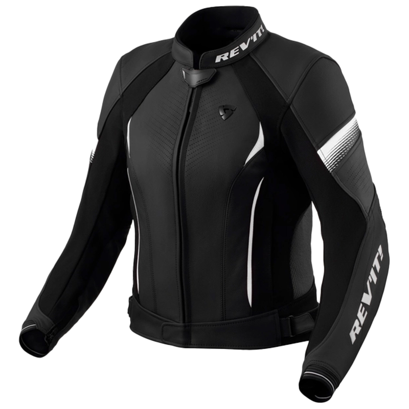 Revit Xena 4 sort og hvid læderjakke til kvinder