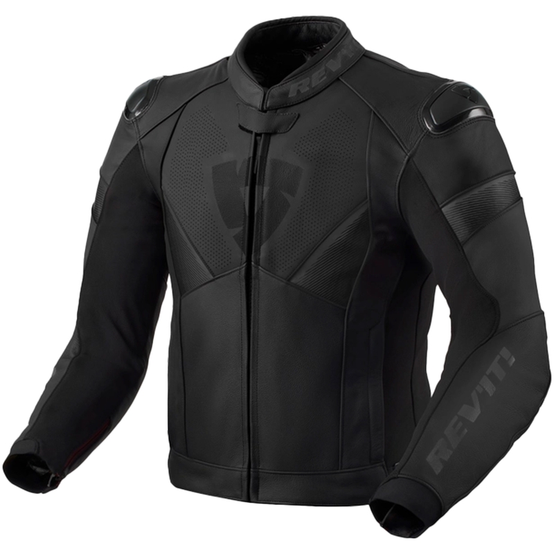 Revit Argon 2 sort-antracit lædermotorcykeljakke