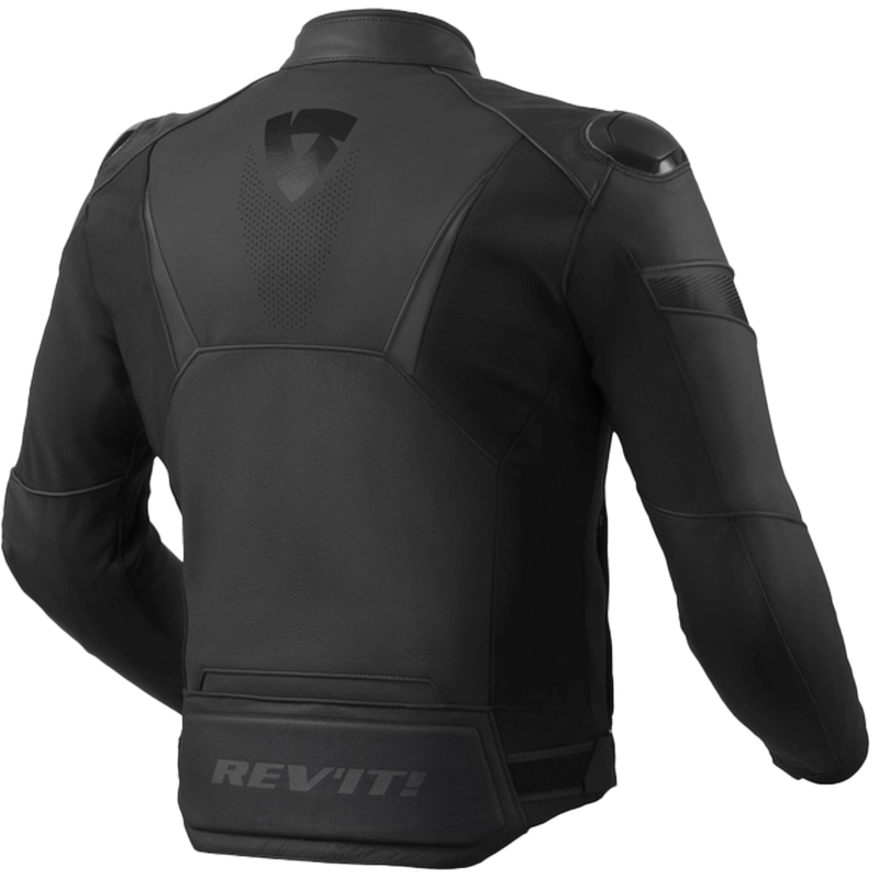 Revit Argon 2 sort-antracit lædermotorcykeljakke