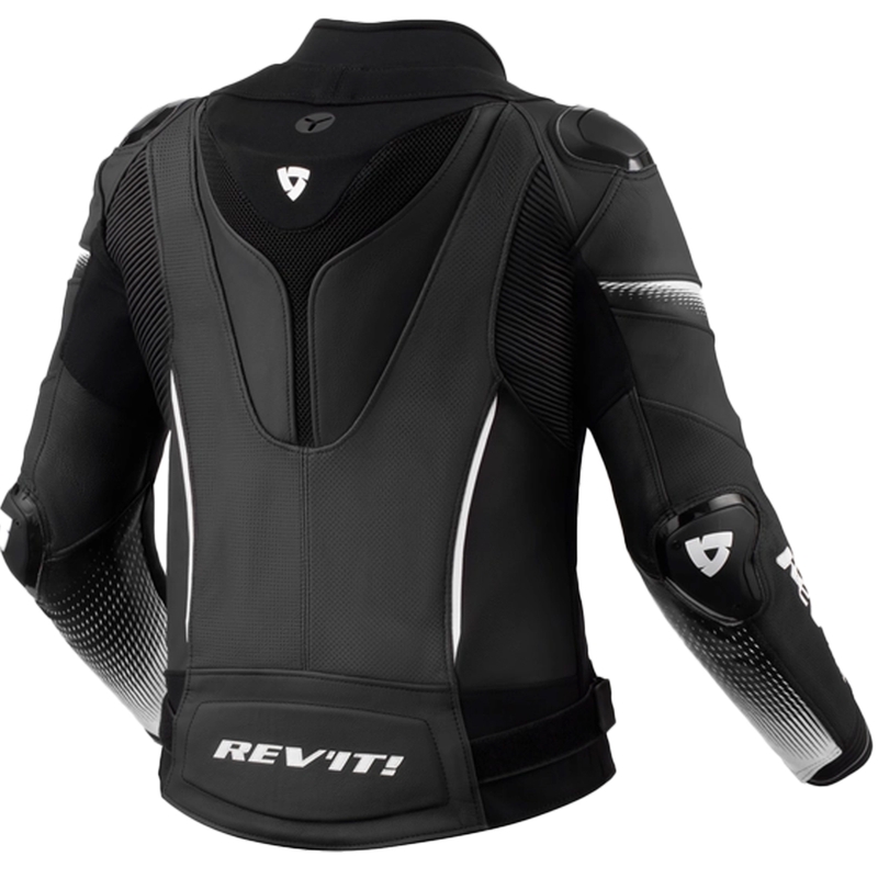 Revit Xena 4 Pro motorcykeljakke i sort og hvidt læder til kvinder