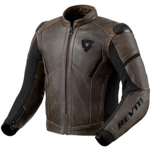 Revit Parallax brun motorcykeljakke i læder