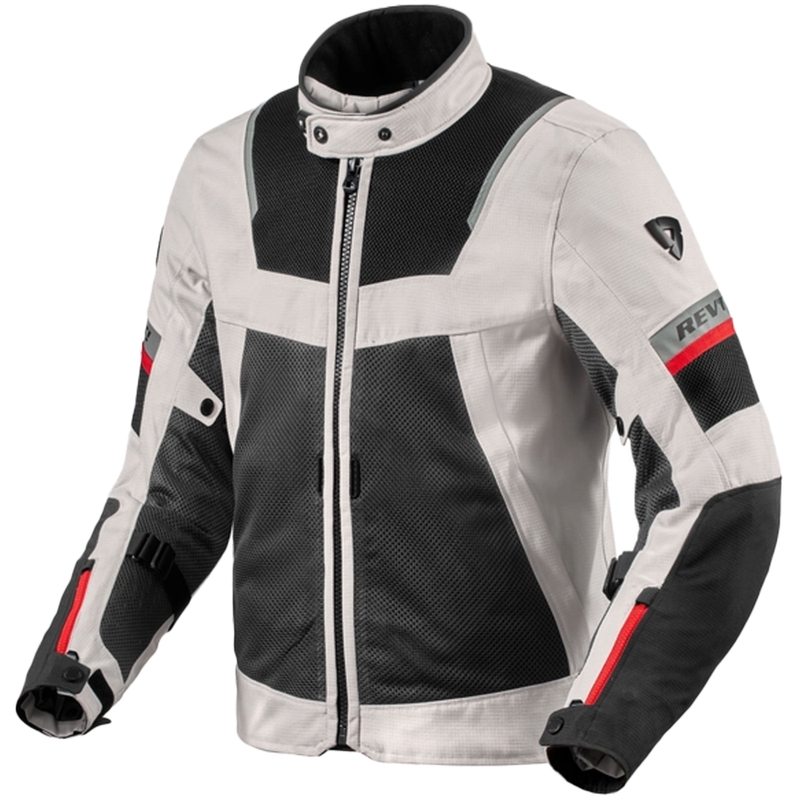 Motorcykeljakke Revit Tornado 4 H2O sort-sølv