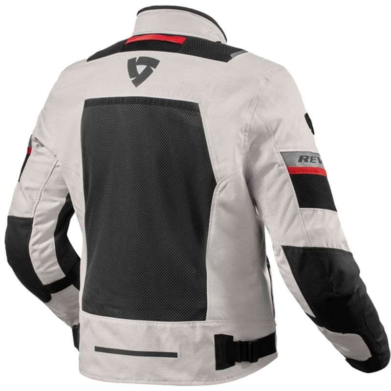 Motorcykeljakke Revit Tornado 4 H2O sort-sølv