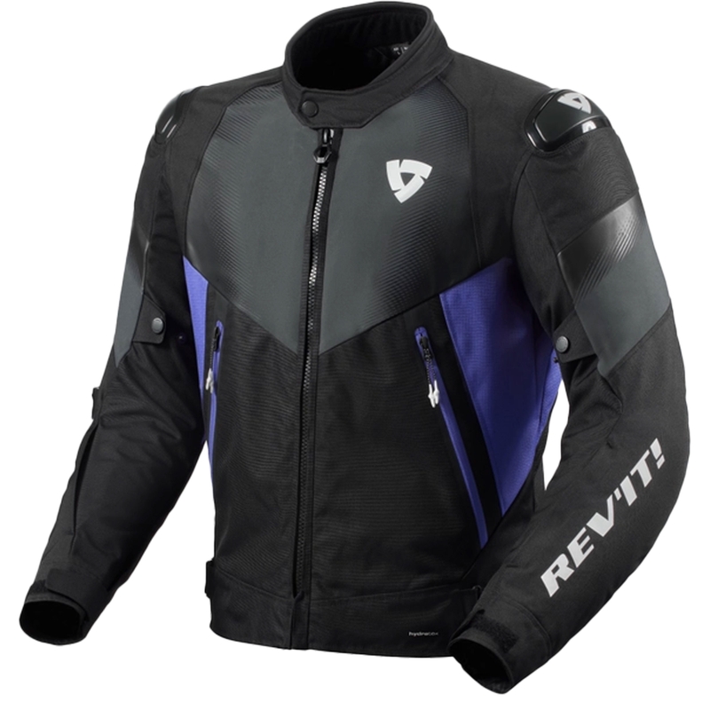 Revit Control H2O motorcykeljakke sort og blå
