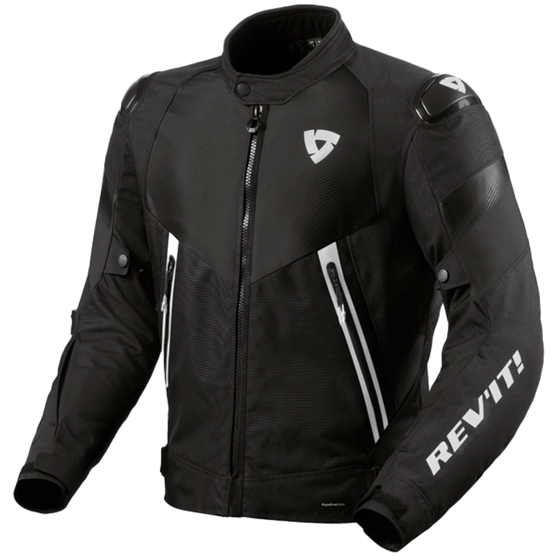 Revit Control H2O sort og hvid motorcykeljakke
