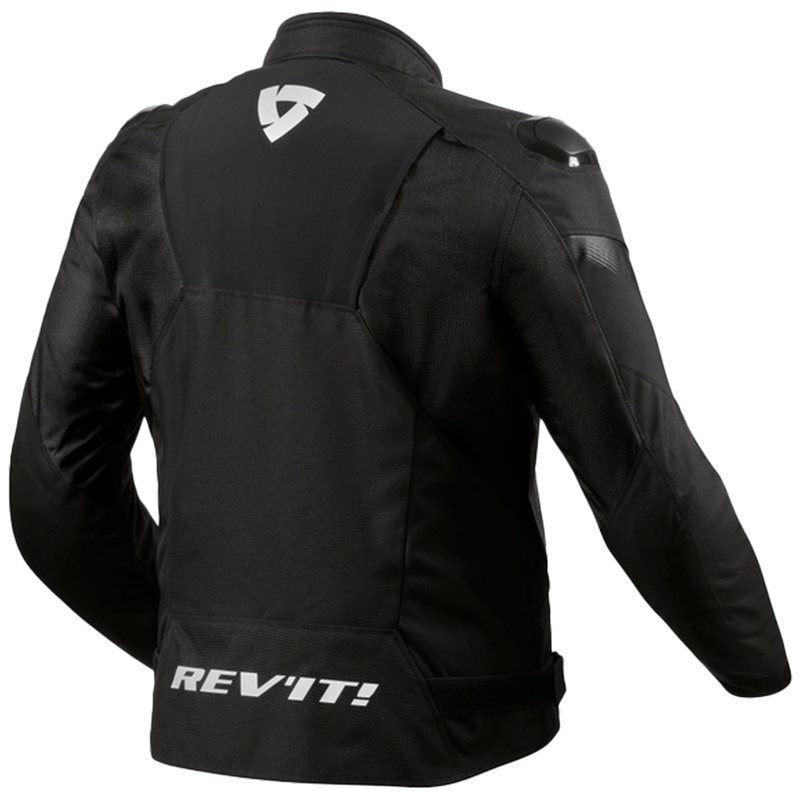 Revit Control H2O sort og hvid motorcykeljakke