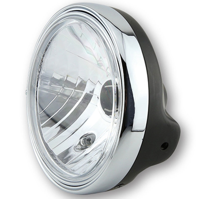 Highsider Smart LTD 7 forlygte med klart glas, sort