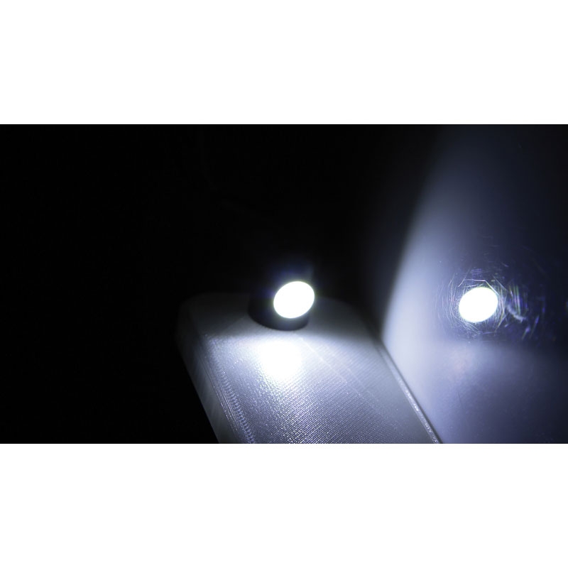 LED nummerpladelygte Highsider Smart sort
