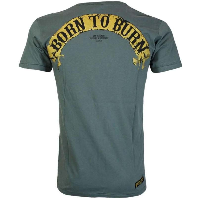 Yakuza Premium Born To Burn Flying Riots Los Angeles T-shirt olivengrøn