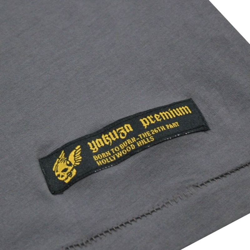 Yakuza Premium Born To Burn Flying Riots Los Angeles T-shirt mørkegrå