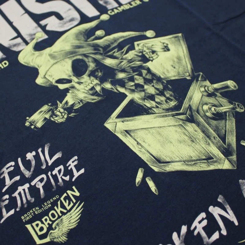 Yakuza Premium Broken Legend T-shirt - Finisher mørkeblå