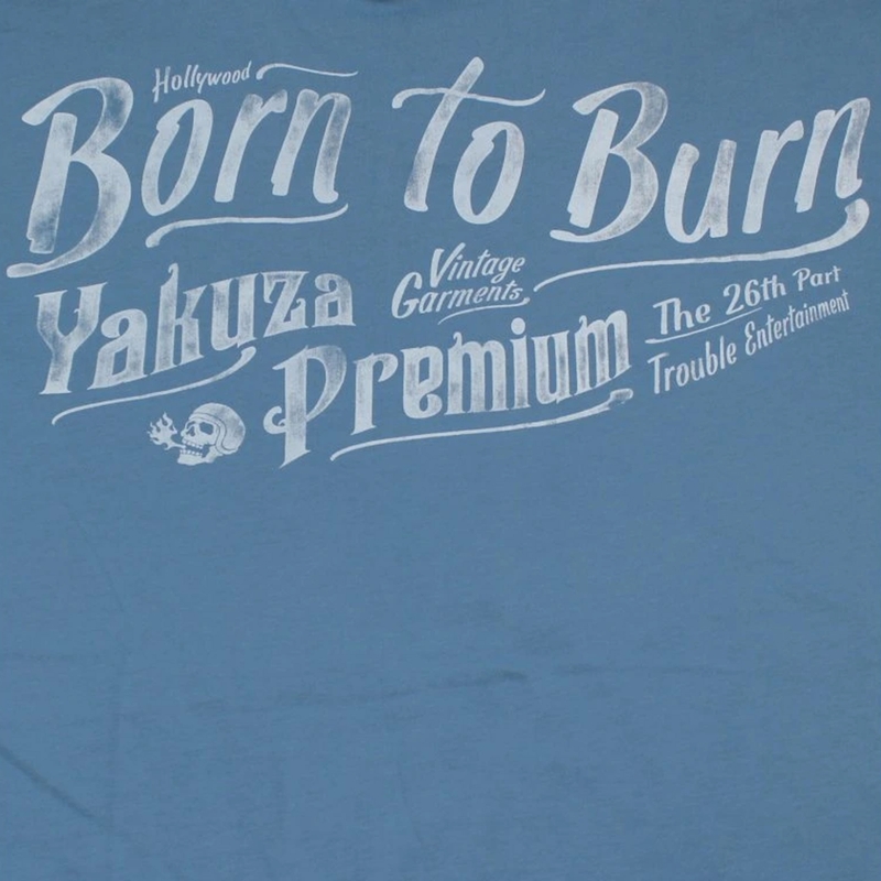 Yakuza Premium Guardian No Mercy t-shirt blå