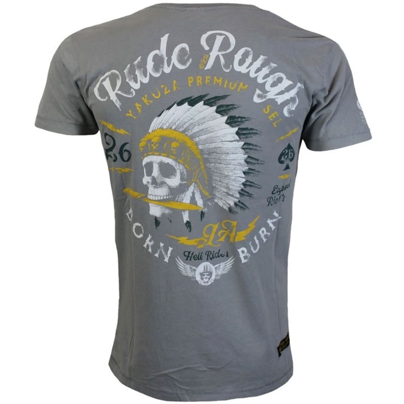 Yakuza Premium Ruhig og Rough T-shirt - Los Angeles grå