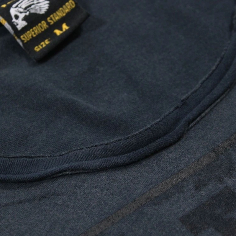 T-shirt Yakuza Premium Rude and Rough Born to Burn - Los Angeles blå