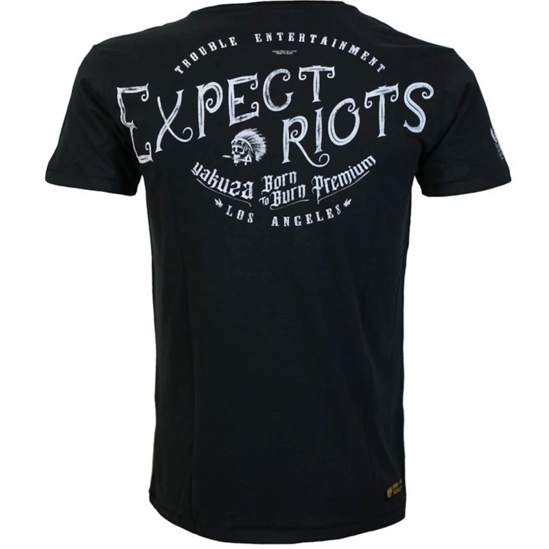 Yakuza Premium Expect Riots T-shirt - Los Angeles sort