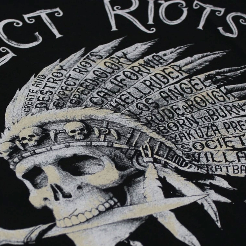 Yakuza Premium Expect Riots T-shirt - Los Angeles sort