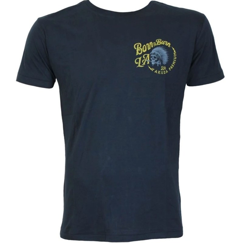 Yakuza Premium Ruhig og Rough T-shirt - Los Angeles mørkeblå