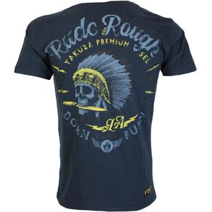 Yakuza Premium Ruhig og Rough T-shirt - Los Angeles mørkeblå
