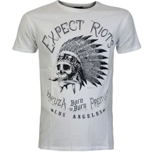 Yakuza Premium Expect Riots T-shirt - Los Angeles hvid