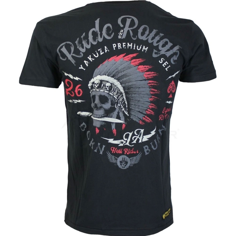 Yakuza Premium Ruhig og Rough T-shirt - Los Angeles sort