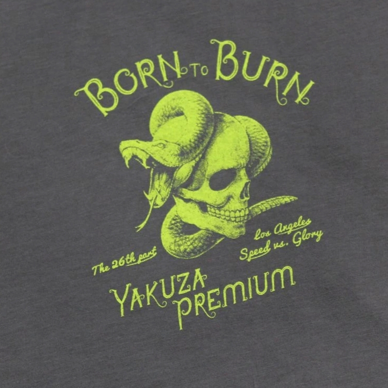 Yakuza Premium Speed og Swashbuckler T-shirt mørkegrå