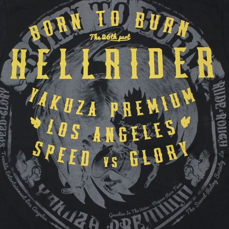 Yakuza Premium Hellrider T-shirt sort
