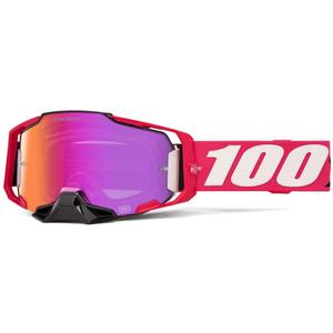 Motocross-briller 100% Armega Kloug med sølv plexiglas HIPER