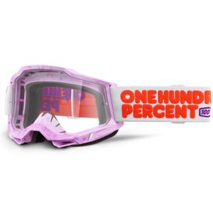 100% nøjagtige 2 Hundreds motocrossbriller med klar plexiglas