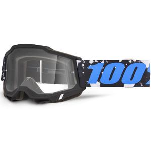100% Accuri 2 Callisto motocrossbriller med klar plexiglas