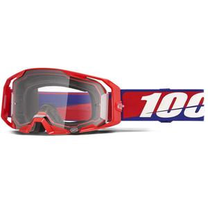 100% ARmatic Best motocrossbriller med klar plexiglas