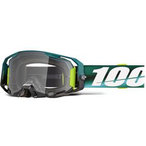 100% ARmatic Polarity motocrossbriller med klar plexiglas