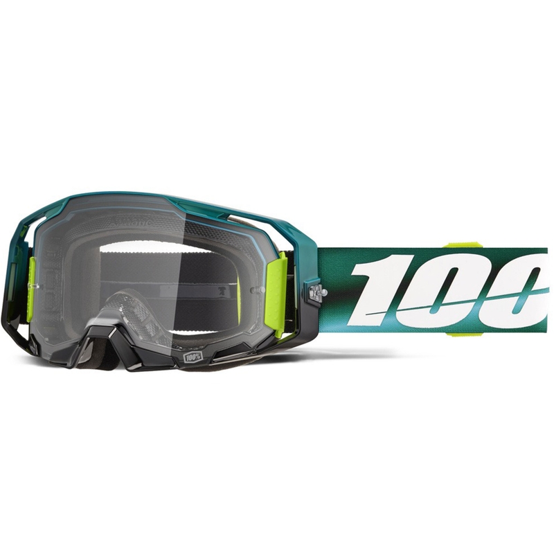 100% ARmatic Polarity motocrossbriller med klar plexiglas