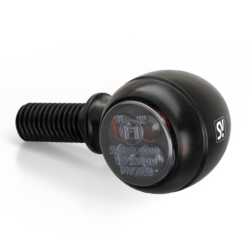 Motorcykel blinklys Highsider Smart Circula-S LED 3i1 sort