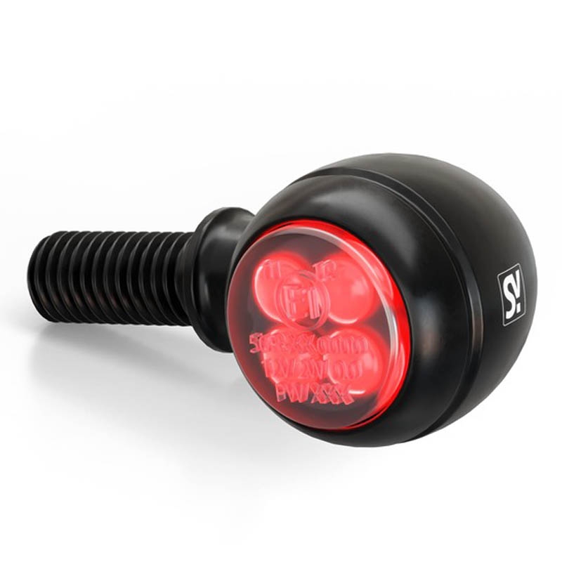 Motorcykel blinklys Highsider Smart Circula-S LED 3i1 sort