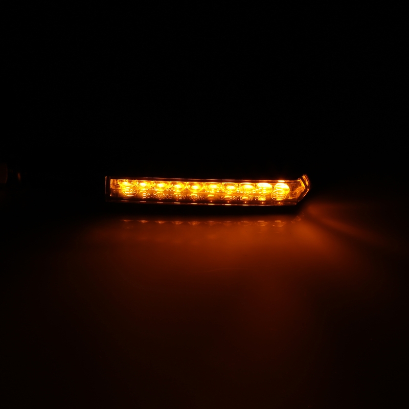 Motorcykel blinklys Highsider Smart Run-TS LED sort