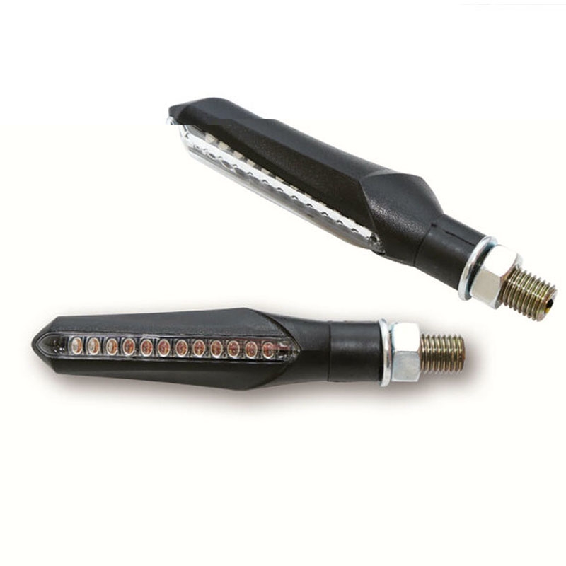 Highsider Smart Run LED motorcykelblinklys sort