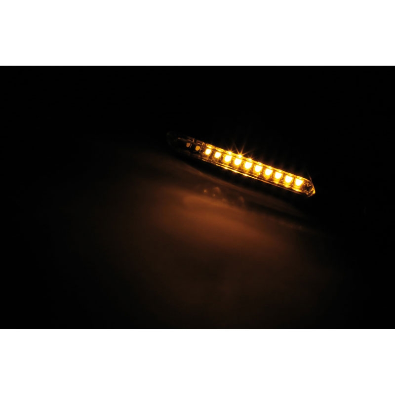 Highsider Smart Run LED motorcykelblinklys sort