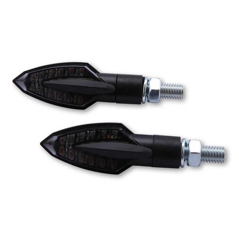 Motorcykel blinklys Highsider Smart Vinci LED sort