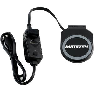 Opladningsmodul med trådløs opladning til MotoZem-holder, sort